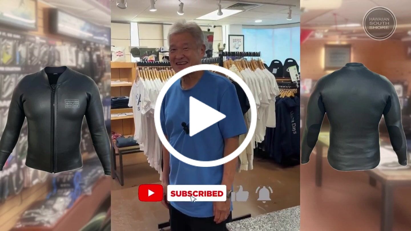 Customer video review of HawaiianSouthShore Wetsuit Longsleeves JPN Mens (Small-XXLarge) Black