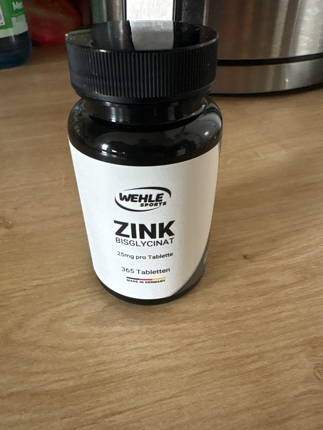 Customer photo review of Wehle Sports Zink Tabletten Zink-Bisglycinat (Zink Chelat) - 365 Stück