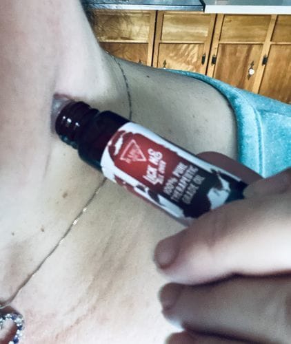 Customer photo review of Bargz Lick Me All Over Perfume Oil, Exotic Fragrance, Lovely Raspberry And Melon Aromas With A Touch Of Vanilla - Flat Cap