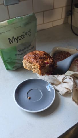Customer photo review of MycoPro - Creamy Vanilla Protein Powder