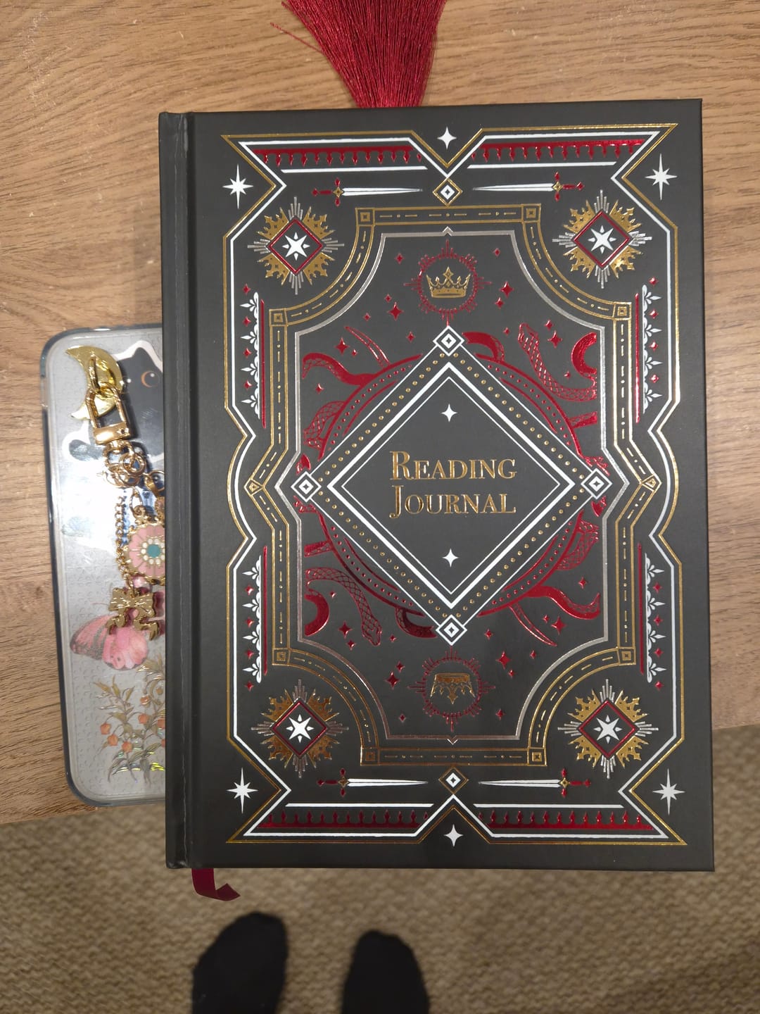 Customer photo review of Reading Journal - Serpents & Swords