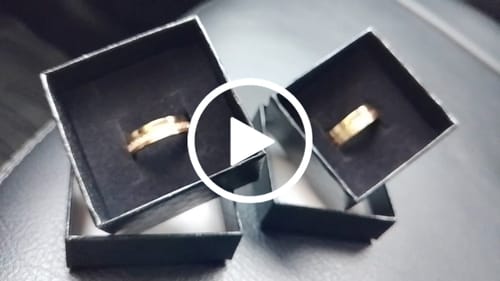 Customer video review of Telc Wedding Rings