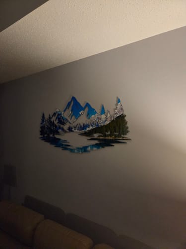 Customer photo review of Banff National Park Printed Wall Art