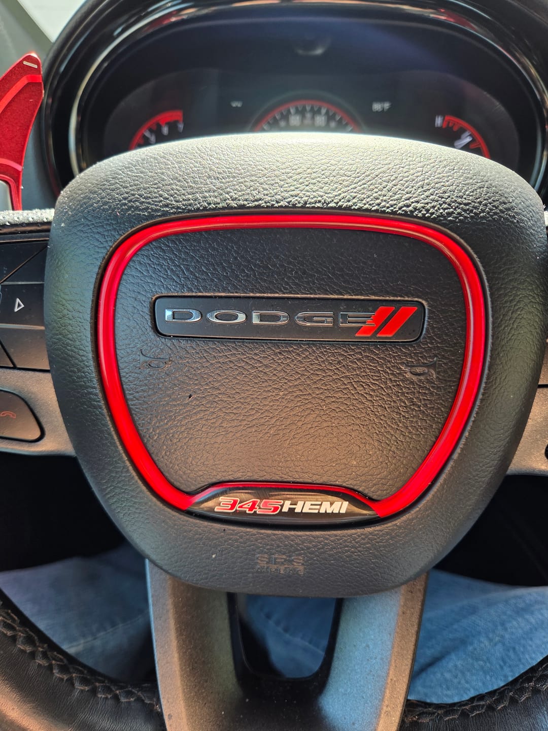 Customer photo review of "345 Hemi" Steering Wheel Trim Ring