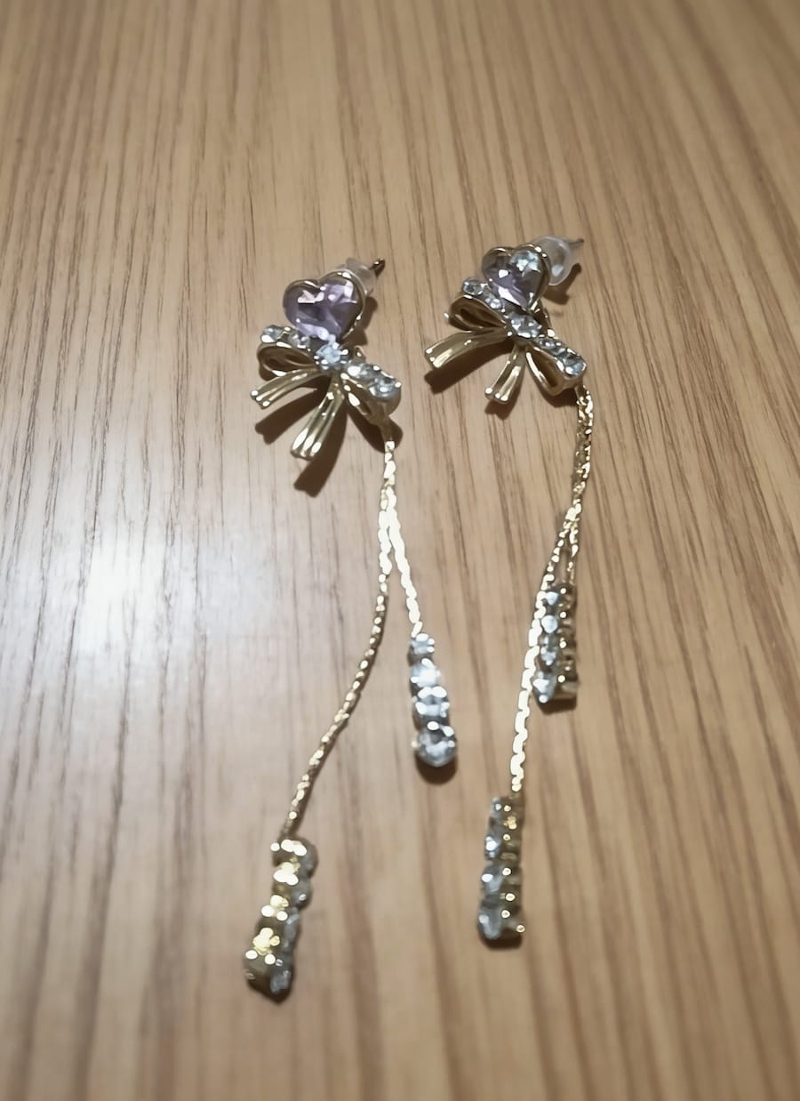 Customer photo review of Lynnette Earrings