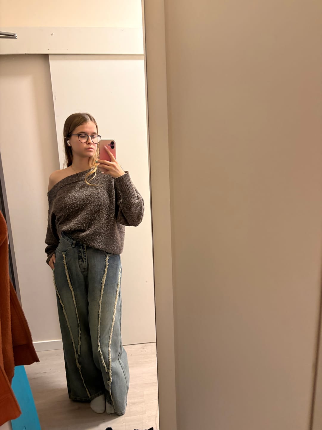 Customer photo review of Aelfric Eden Baggy Fringe Jeans