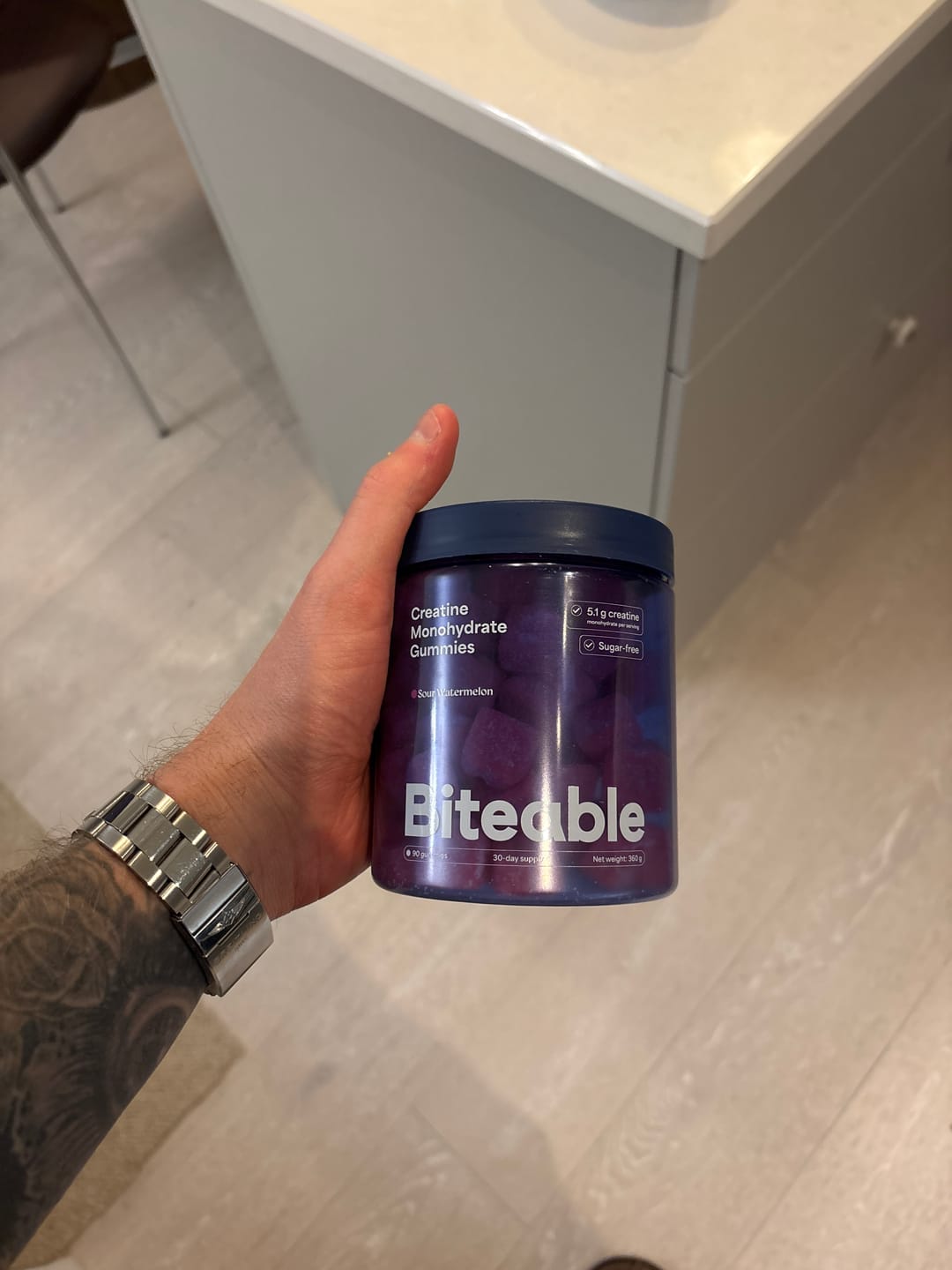 Customer photo review of Creatine Monohydrate Gummies