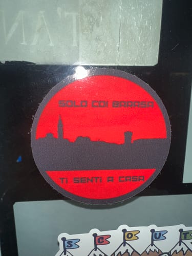 Customer photo review of Sticker Vinile Classico