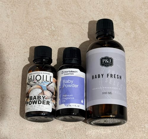 Customer photo review of Baby Powder Fragrance Oil