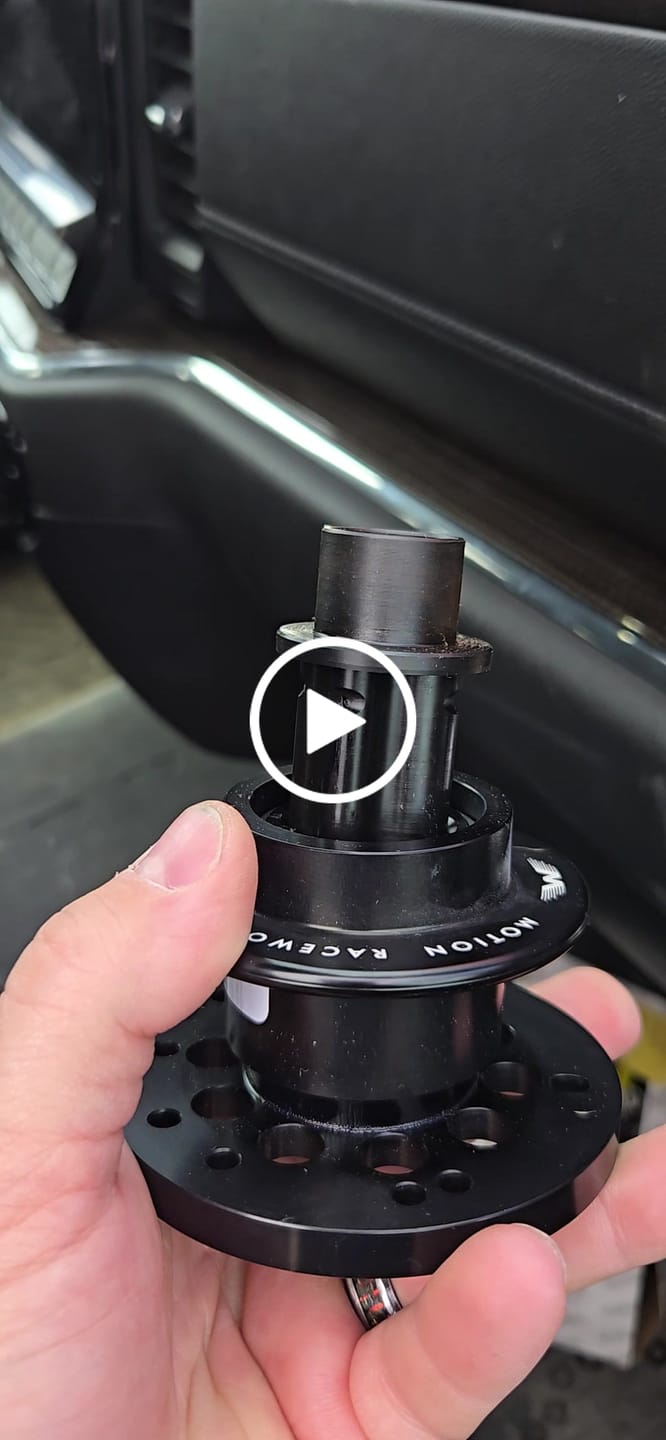 Customer video review of Motion Raceworks SFI Quick Release Steering Hub 5/6 Bolt Pattern 15-240