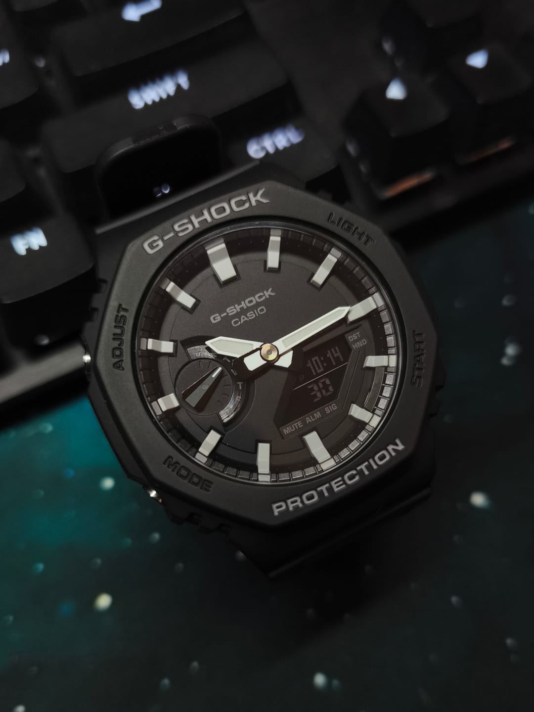 Customer photo review of Reloj Casio G-Shock Royal Oak "Casioak" GA-2100-1A Carbon Core Negro
