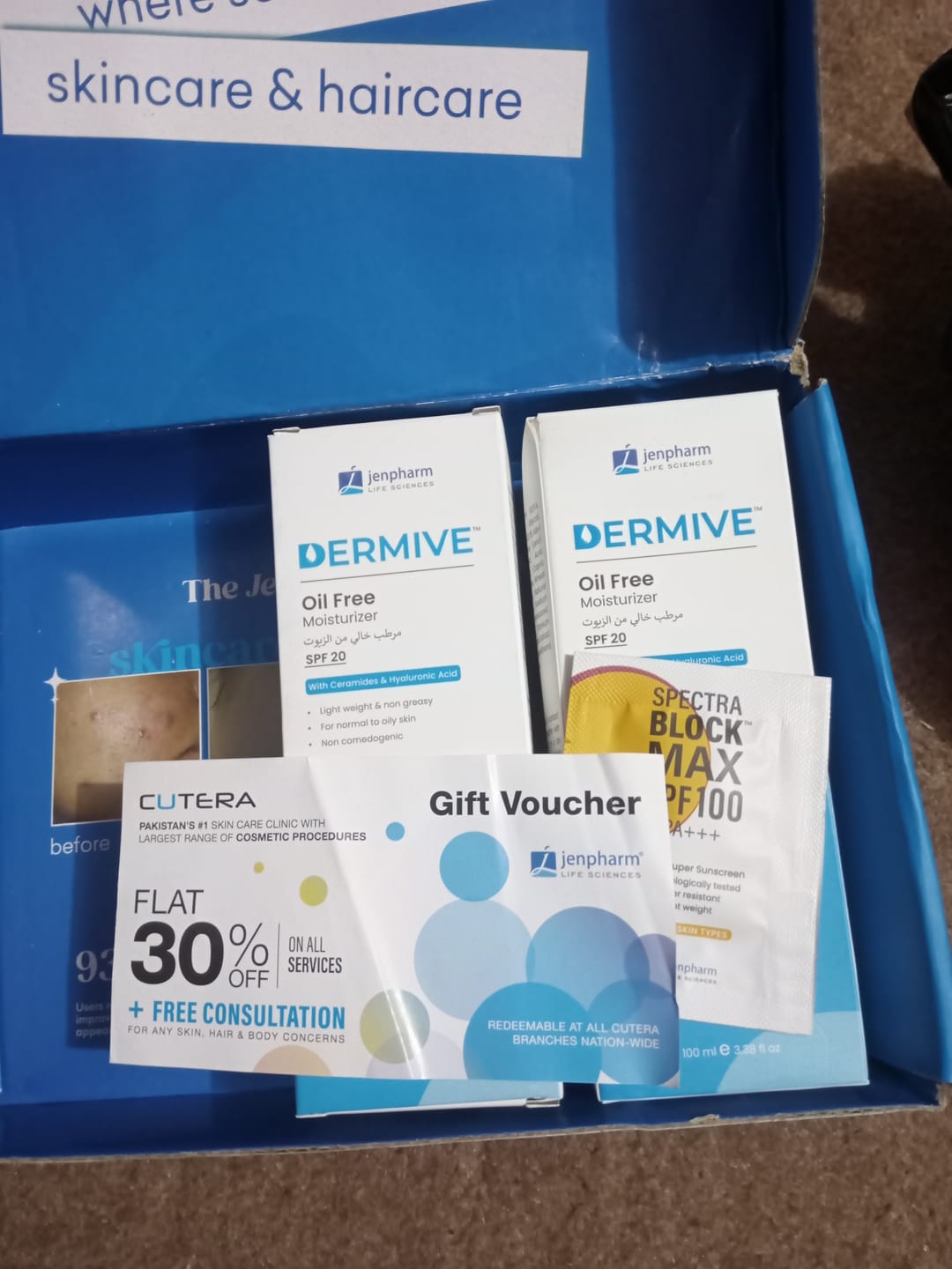 Customer photo review of Dermive Moisturizing Wash