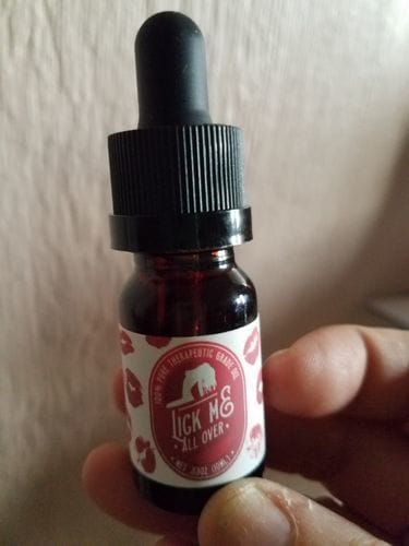 Customer photo review of Bargz Lick Me All Over Perfume Oil, Exotic Fragrance, Lovely Raspberry And Melon Aromas With A Touch Of Vanilla - Flat Cap