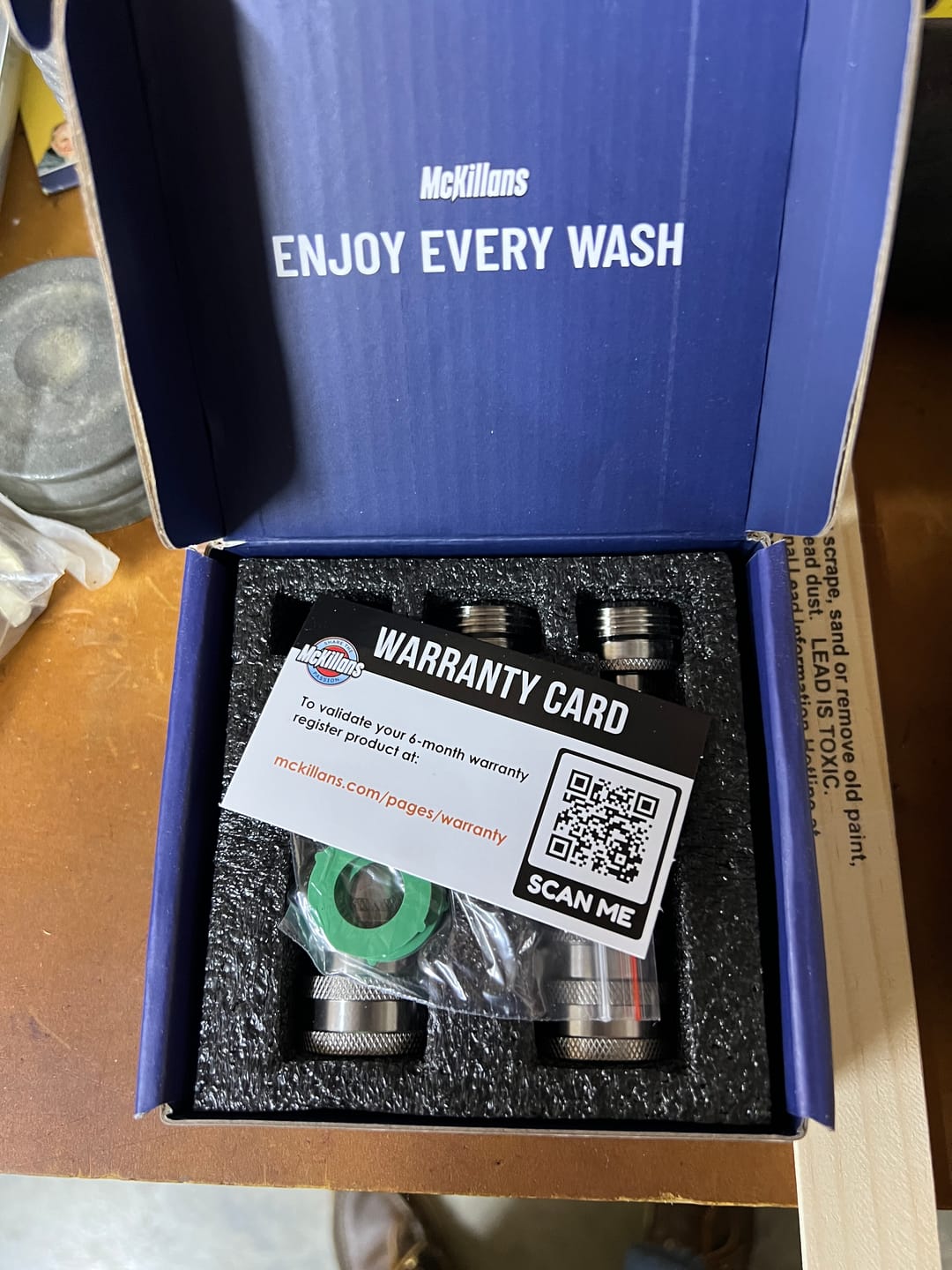 Customer photo review of Automatic Garden Hose Quick Connects