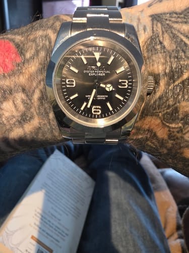 Customer photo review of OYSTEIKO BLACK EXPLORER