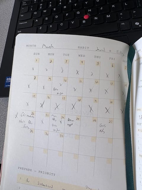 Customer photo review of Monk Manual™ 90-Day Planner