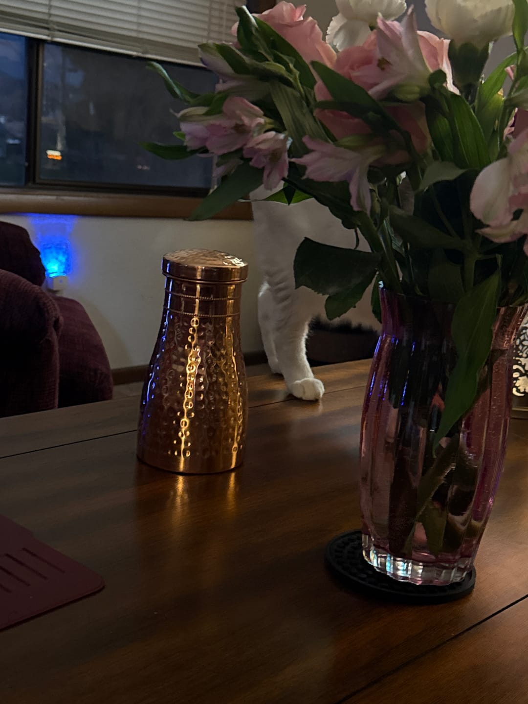 Customer photo review of Himalayan Ayurvedic Bedside Carafe
