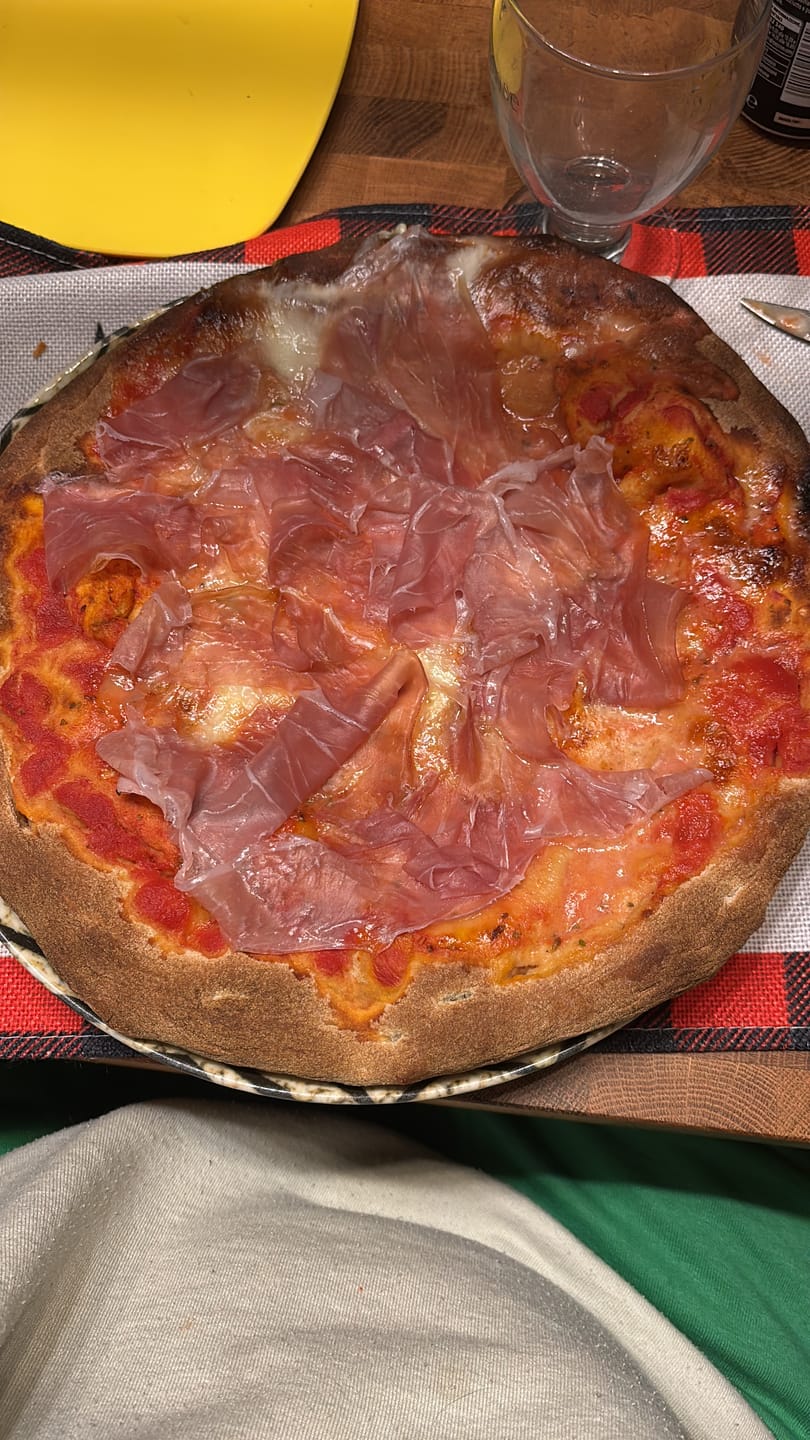 Customer photo review of Base pizza low-carb 200g