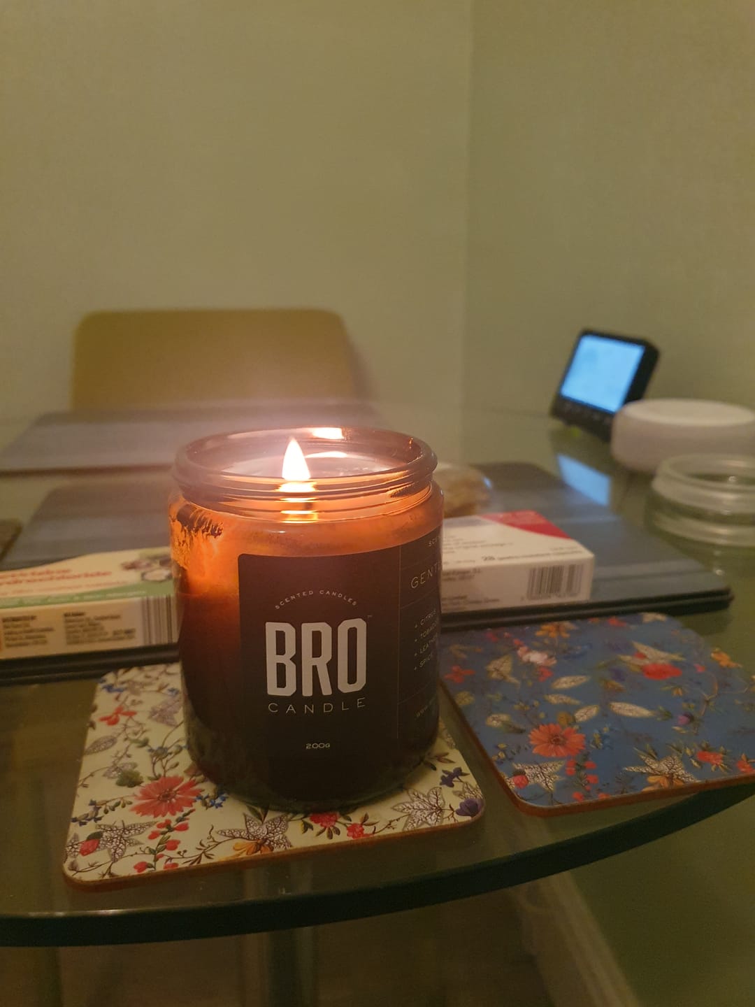 Customer photo review of The Gentleman Candle
