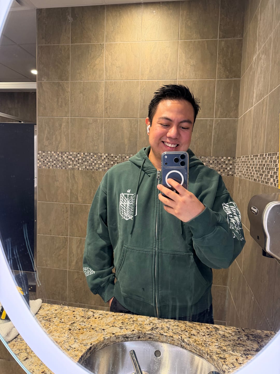 Customer photo review of 5138 - AOT©  x YLA Zip-Up Hoodies