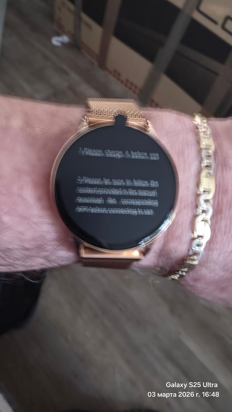 Customer photo review of Damen Smartwatch W Pro