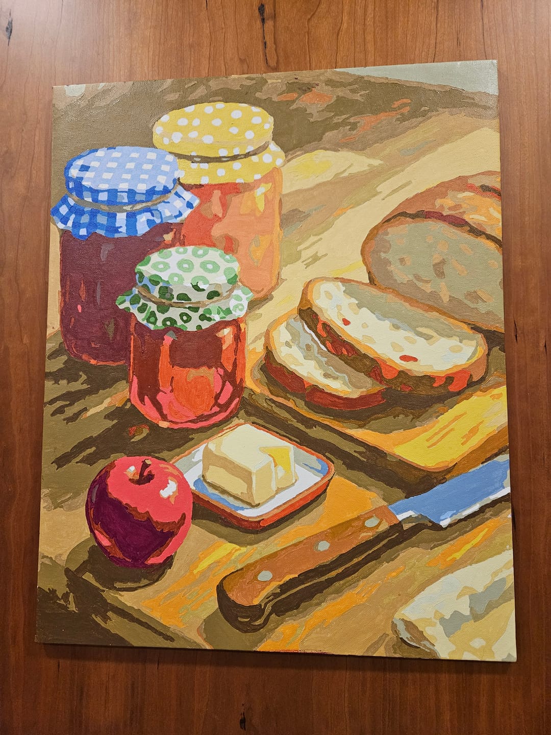 Customer photo review of Custom Paint by Numbers Kit for Personalized Artwork