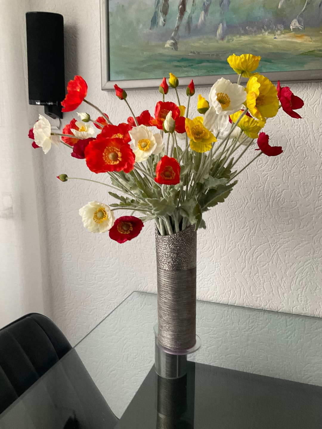 Customer photo review of Zijden Klaprozen - Mix