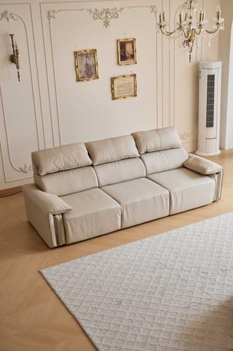 Customer photo review of Chocolate 2.3M 2.5 Seat Fully Electric Reclining Sofa Bed  - Leather