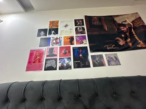 Customer photo review of PLAYLIST - ALBUM COVER PRINTS - CUSTOM WALL COLLAGE POSTERS