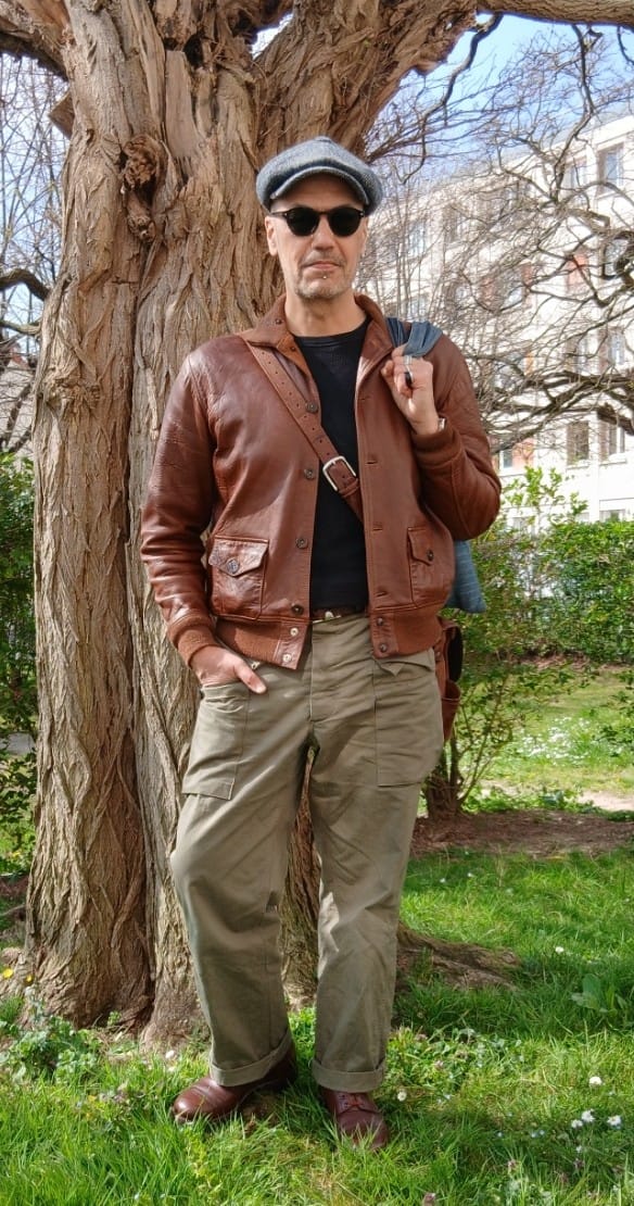 Customer photo review of US Army M-43 HBT Fatigue Trousers