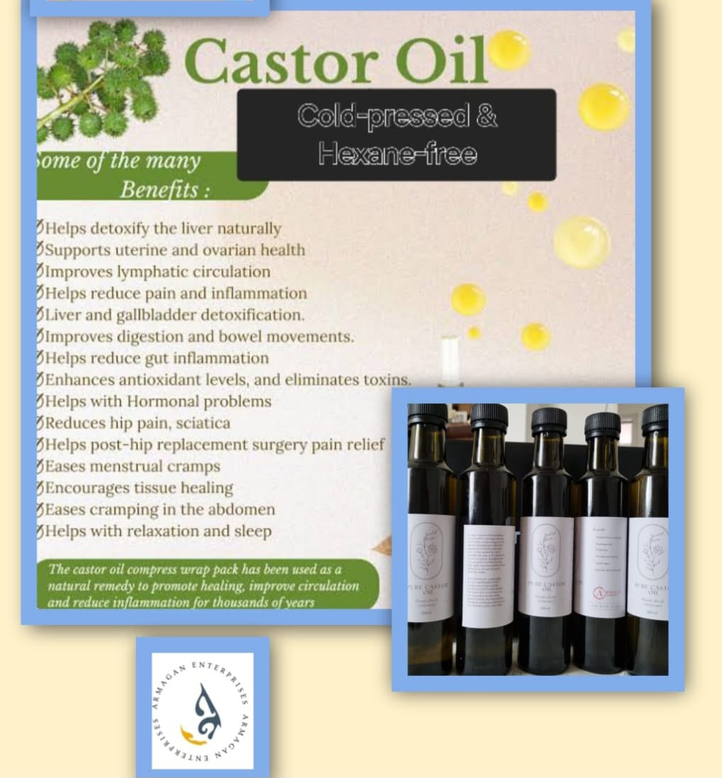 Customer photo review of Pure Castor Oil Cold-Pressed Hexane-Free