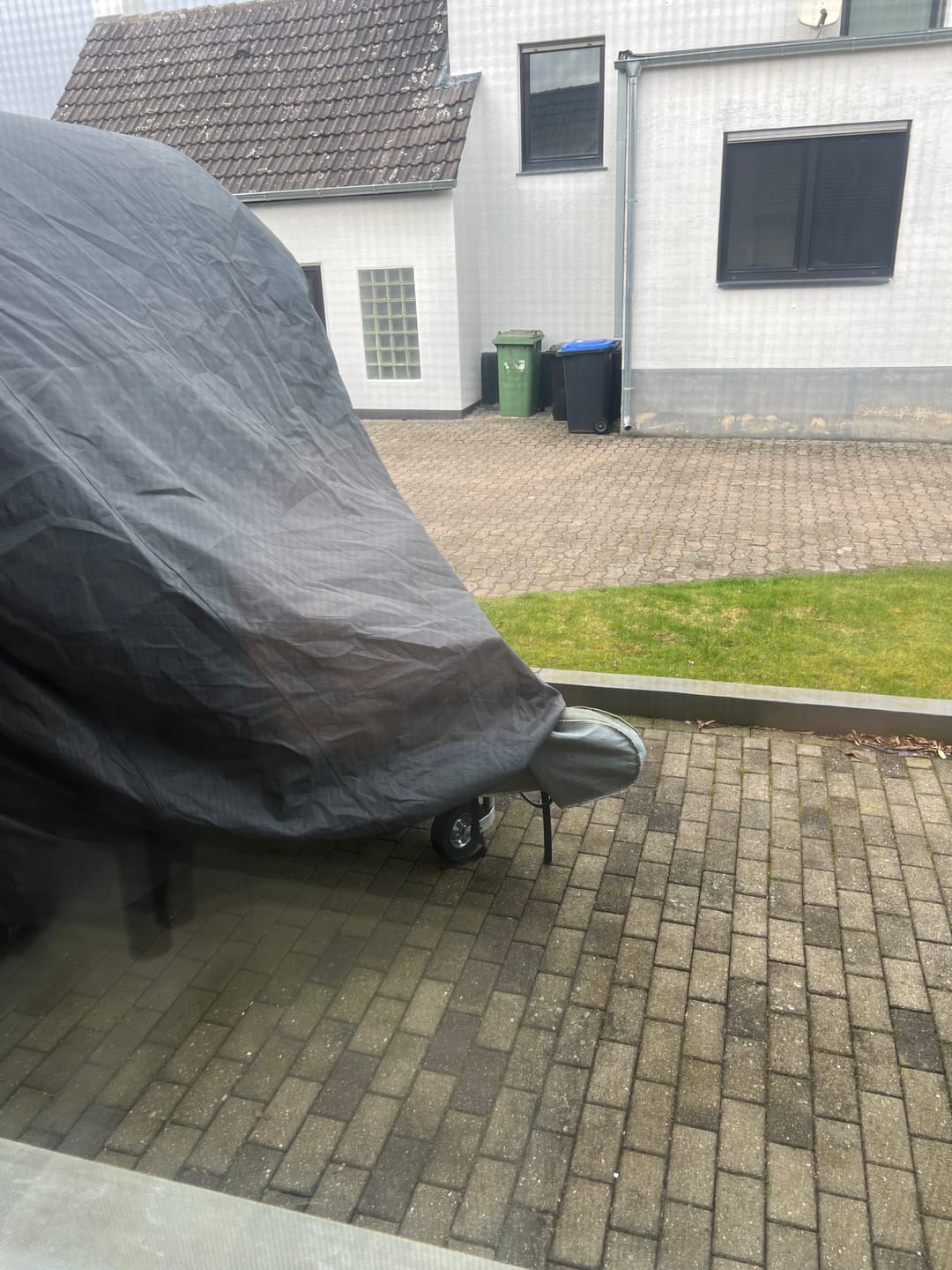 Customer photo review of Deichselabdeckung Grau
