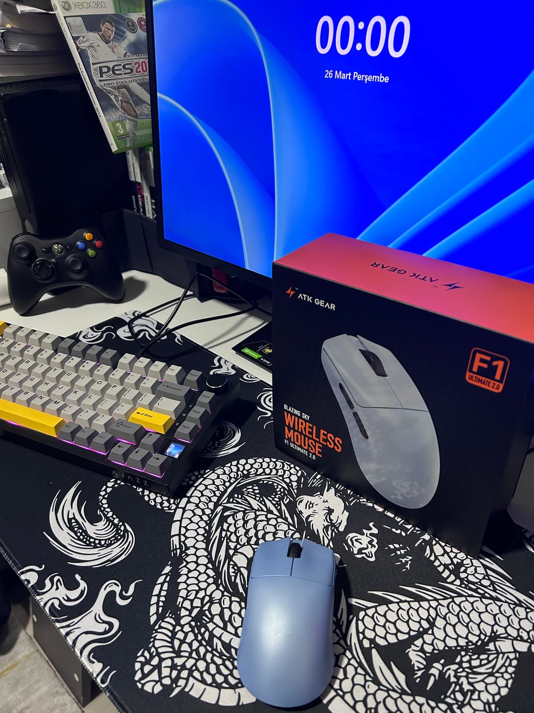 Customer photo review of ATK Blazing Sky F1 V2 Wireless Mouse