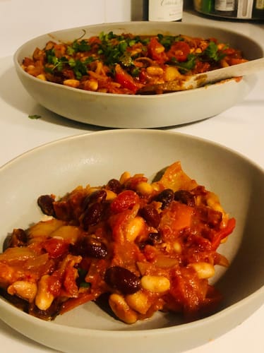 Customer photo review of serving bowl