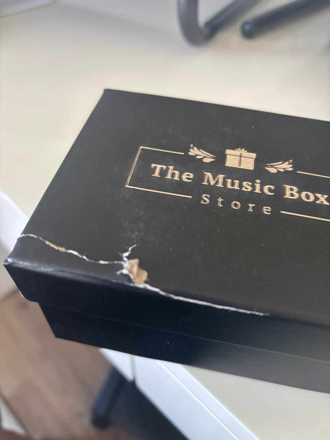 Customer photo review of Can't Help Falling in Love Music Box