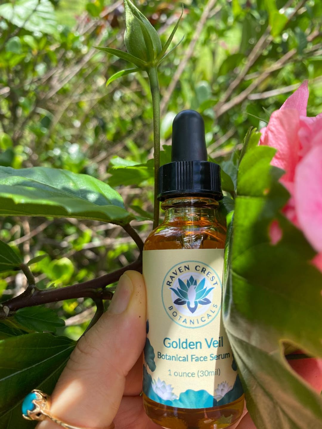 Customer photo review of Golden Veil Botanical Serum