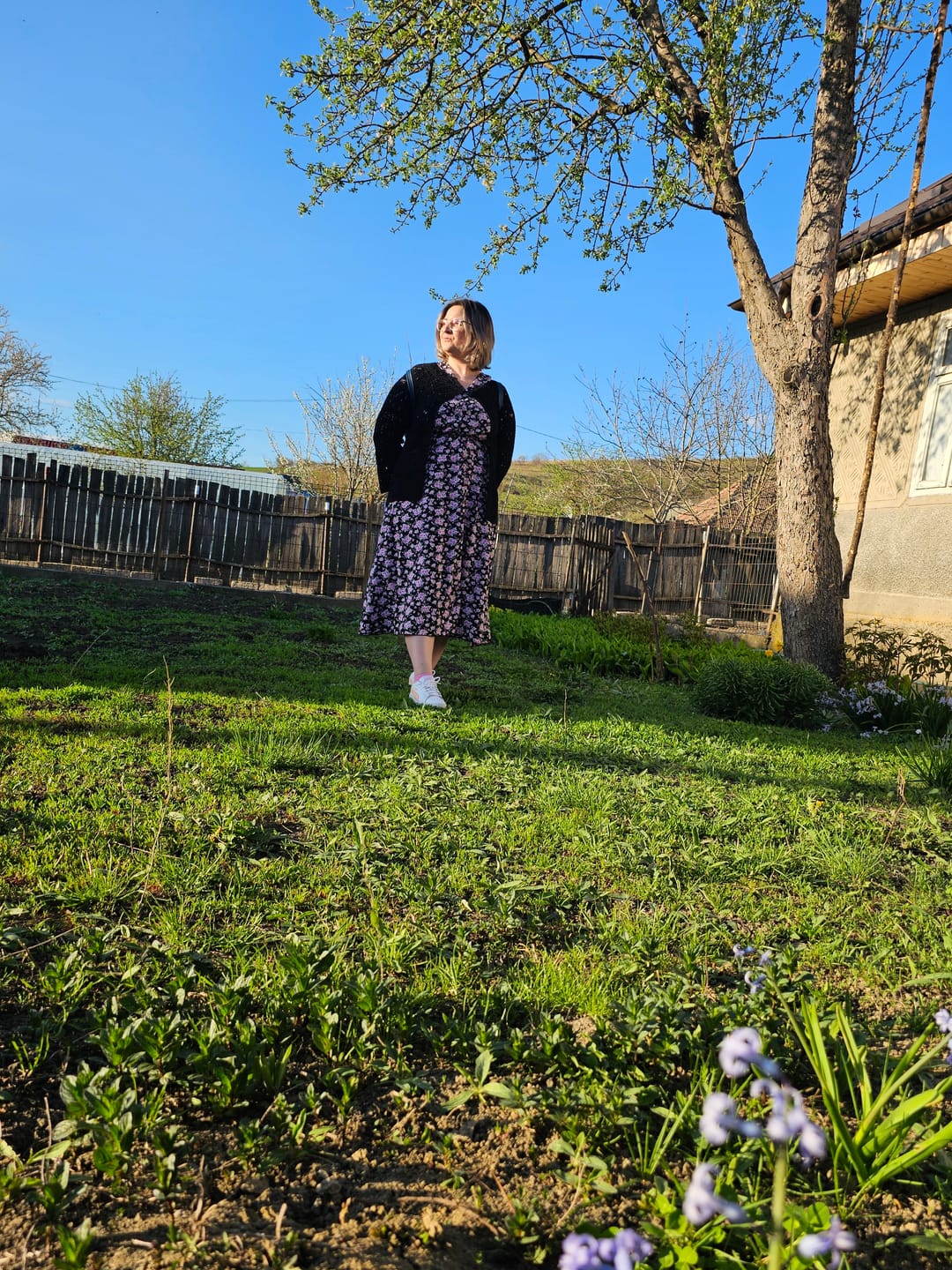 Customer photo review of Midi-length polka dot dress