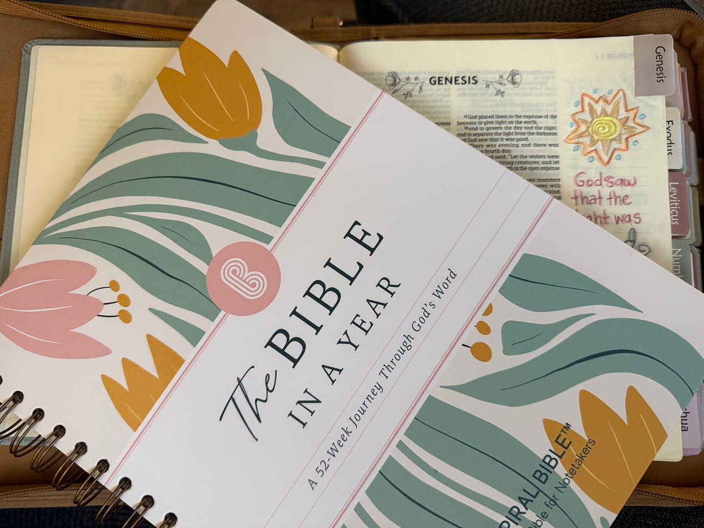 Customer photo review of The Bible In A Year: A 52-Week Journey Through God's Word