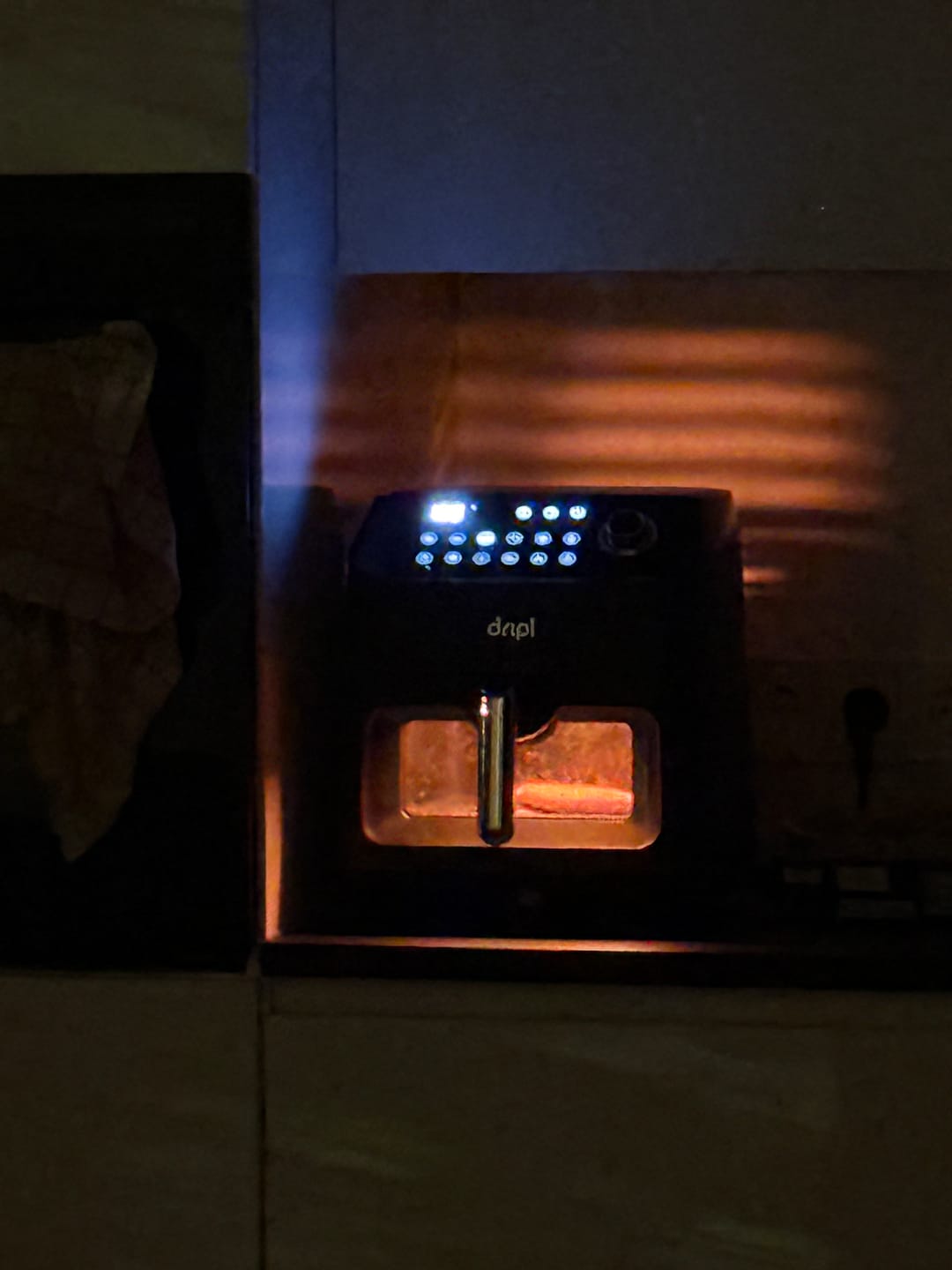 Customer photo review of Dripl Heißluftfritteuse 5,7L mit LCD Touchscreen