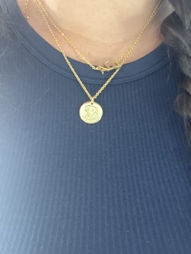 Customer photo review of Collar personalizado con rostro de mascota