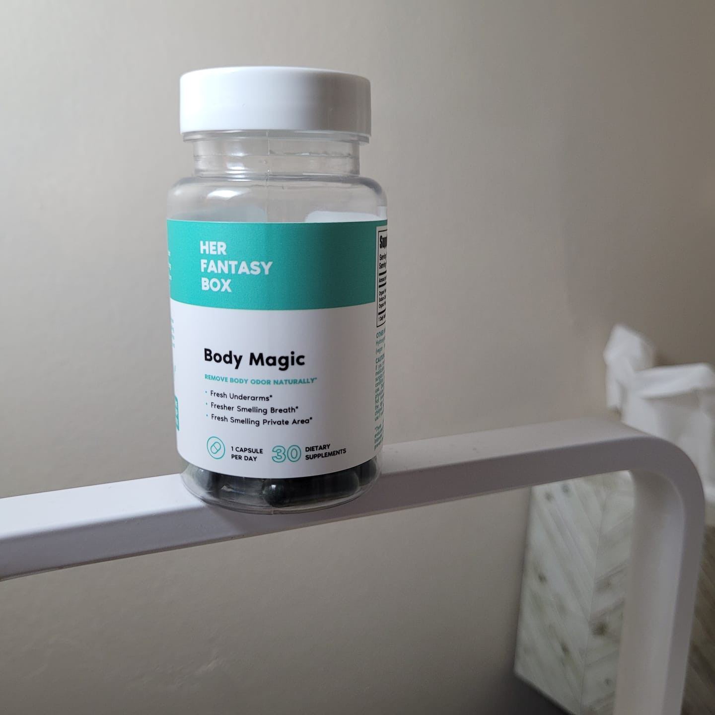 Customer photo review of Body Magic Chlorophyll Pill for Feminine Odor - 3 pk