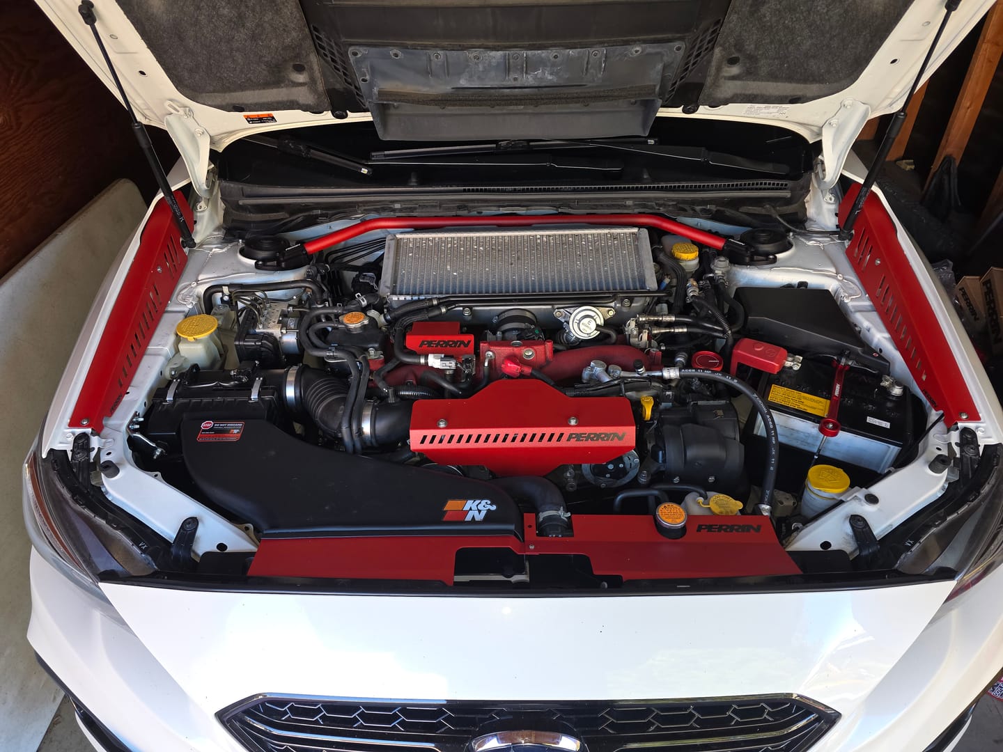 Customer photo review of Strut Brace Front for 2008-2021 WRX, STI, Forester, Legacy, Outback, Crosstrek, Impreza