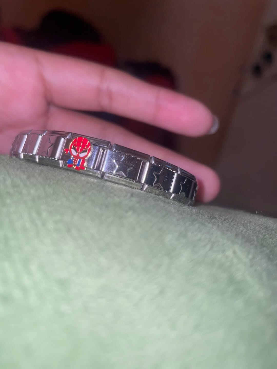 Customer photo review of Pulsera Estrellas Italiana para Charms