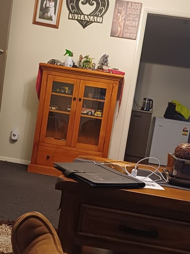 Customer photo review of Personalised Koru Wave Heart Wall Decor
