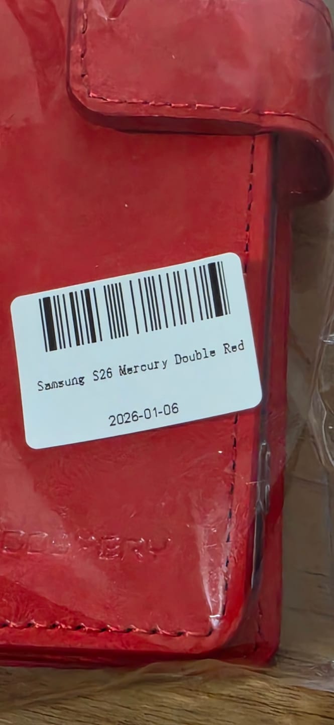 Customer photo review of Samsung S26 Ultra Mercury Goospery Mansoor Diary Flip Case Wallet Cover