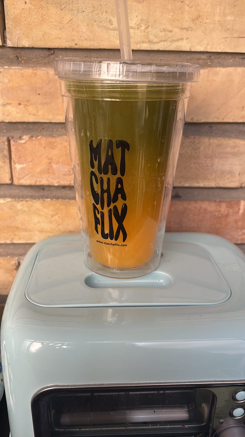 Customer photo review of Té Matcha Premium Maracuyá y Mango