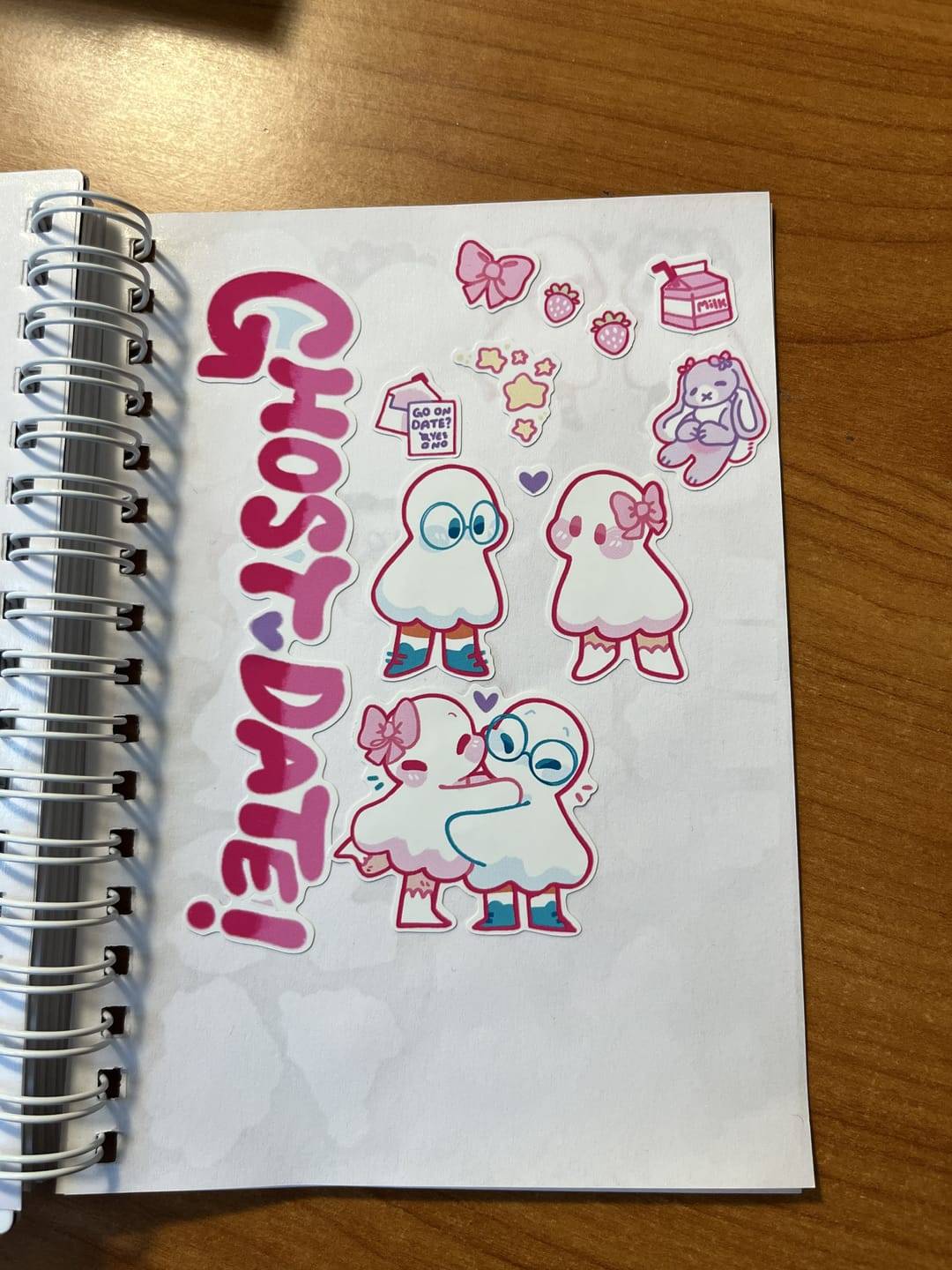 Customer photo review of The Complete Ghost Date Sticker Sheet Series