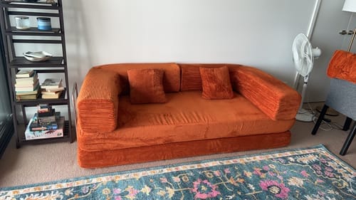 Customer photo review of Koromo 3 Seater Modular Sofa Bed - Corduroy