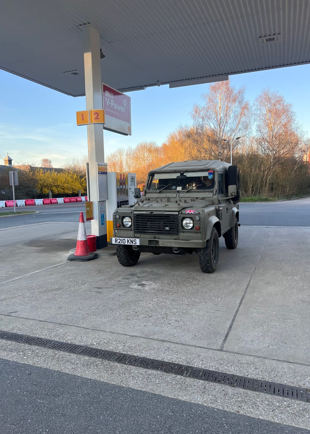 Customer photo review of Metal Pressed Number Plate - 520x111mm & 11x8