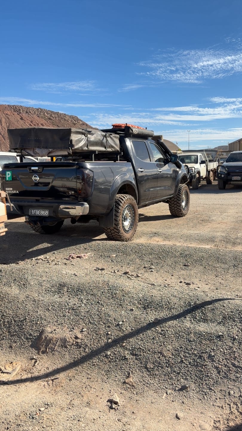 Customer photo review of Blacked Out LED Tail Lights for Nissan Navara NP300